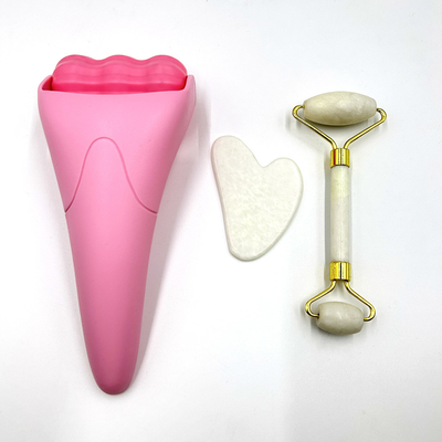 천연 안티 주름 얼음 마사지 및 눈 아름다움 피부 관리를위한 자이드 얼굴 롤러