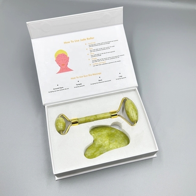 Xiuyan Stone Jade Roller Gua Sha 세트와 함께 최고의 피부 관리 의식을 경험하세요.