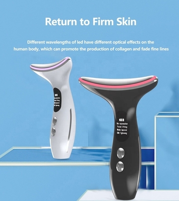 OEM ODM 피부 튼튼성 주름 방지 가열 진동 강화 얼굴 목 미용 장치