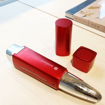 무선 눈 마사저 스틱과 가열 된 따뜻한 관리 진동과 10mm 롤러 볼