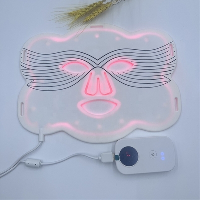 표적 영역 코 맞춤형 모양 실리콘 LED 얼굴 마스크 백화 및 더 많은