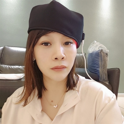 자연발생을 촉진하기 위한 3차 레드 LED 라이트 테라피 모자 120 램프