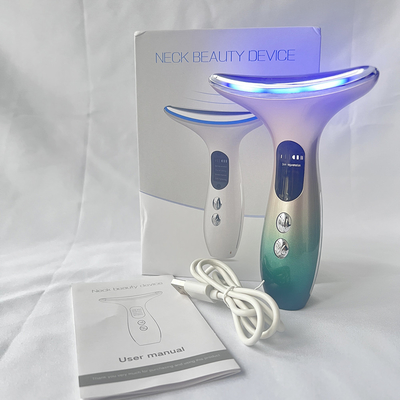 다기능 미용 장비 LED 광론 치료 피부 강화 얼굴 및 목 리프트 마사저