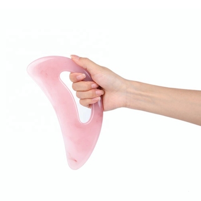 휴대용 목 마사저 심장 모양 녹색 자이드 가우샤 패드