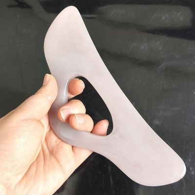 휴대용 목 마사저 심장 모양 녹색 자이드 가우샤 패드