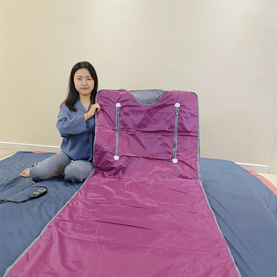 디톡스 및 적외선 사우나 180x160cm 가열 기능이 있는 재사용 가능한 접는 사우나 담요