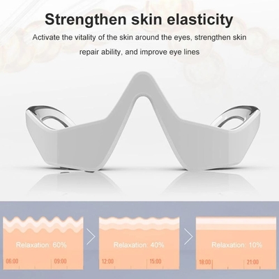 3D 눈 진동 LED 적색 빛 치료 장치 눈 봉지를 제거하십시오 어두운 원