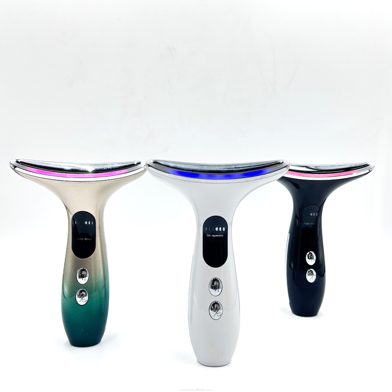 다기능 미용 장비 LED 광론 치료 피부 강화 얼굴 및 목 리프트 마사저